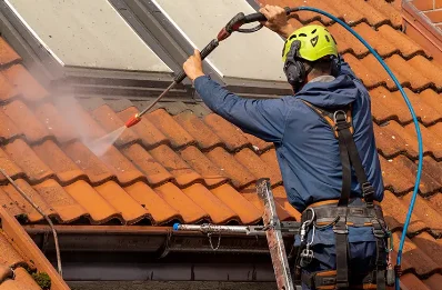 Démoussage et hydrofuge de toiture à Izon